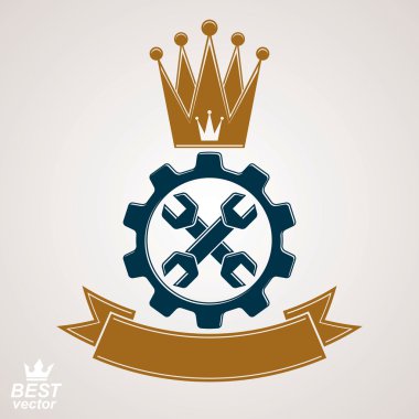 Imperial crown ve kurdele ile tazminat gereçler