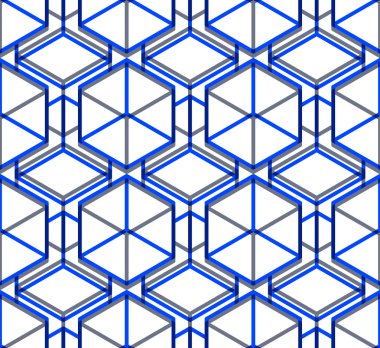 Parlak simetrik seamless modeli