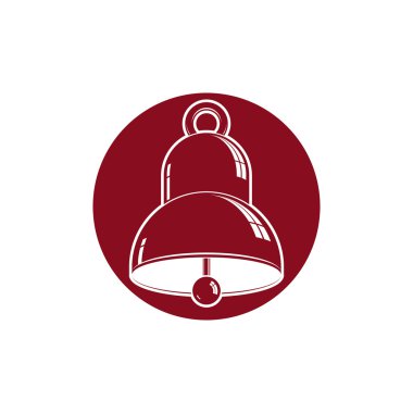 3D şık zil simgesini