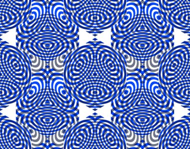 Sonsuz renkli simetrik desen