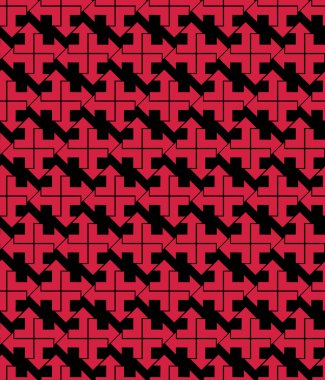 Kırmızı oklar ile Seamless Modeli