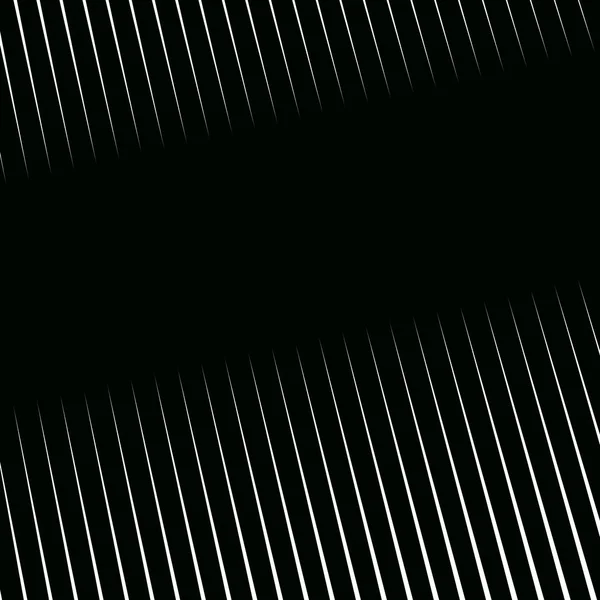 Fond optique avec lignes géométriques monochromes — Image vectorielle