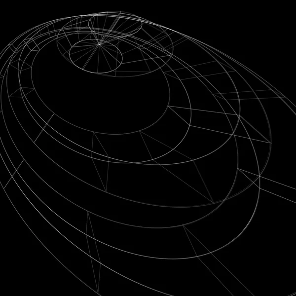Scuro sfondo geometrico ingegneria reticolo — Vettoriale Stock