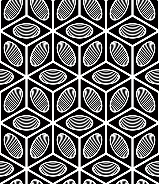 Regular contrast endless pattern — Stock Vector