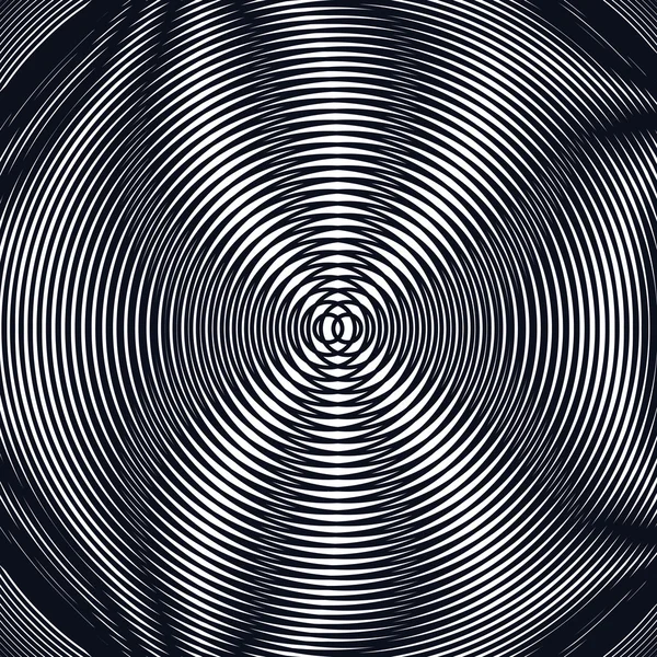 Op art, moire μοτίβο. — Διανυσματικό Αρχείο