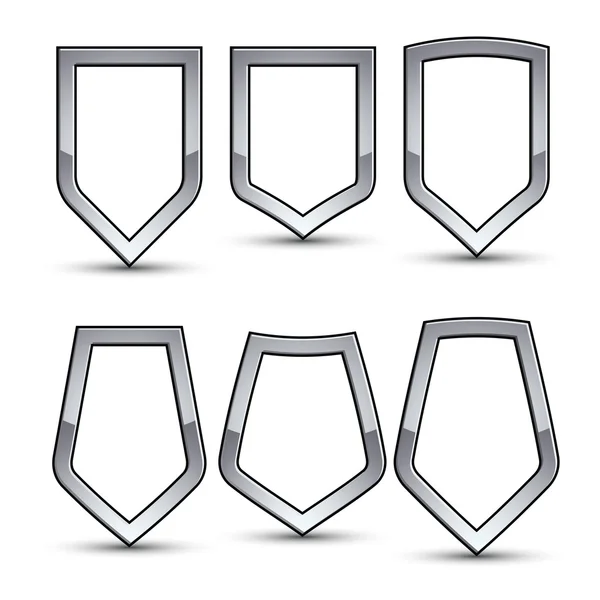 Set of heraldic emblems — Stock Vector