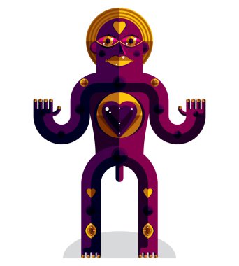 Kübizm tarzı renkli avatar