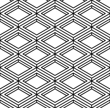 geometrik seamless 3d modeli.