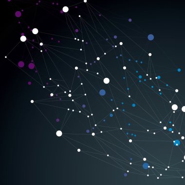 Asimetrik 3d soyut İnşaat