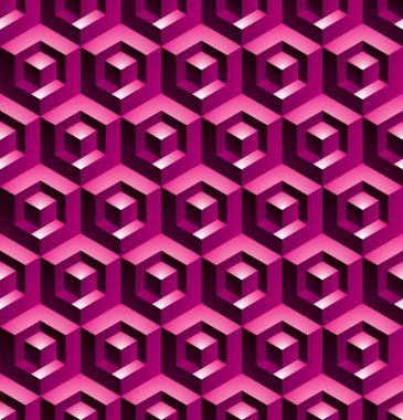 3d küpleri ile Seamless Modeli