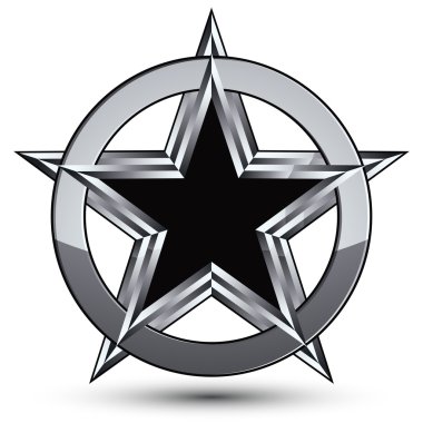 Pentagonal siyah yıldız