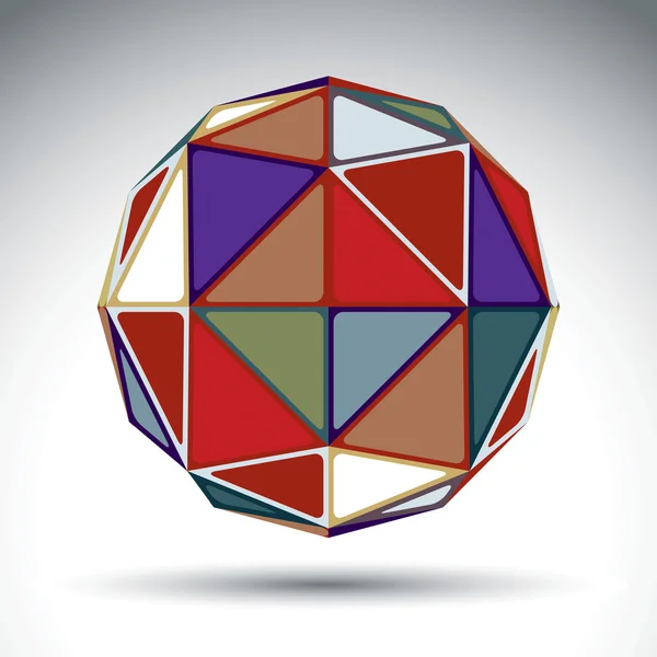 Kulovitý objekt s efektem kaleidoskop — Stockový vektor