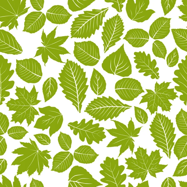 Leaves seamless pattern — Stock Vector