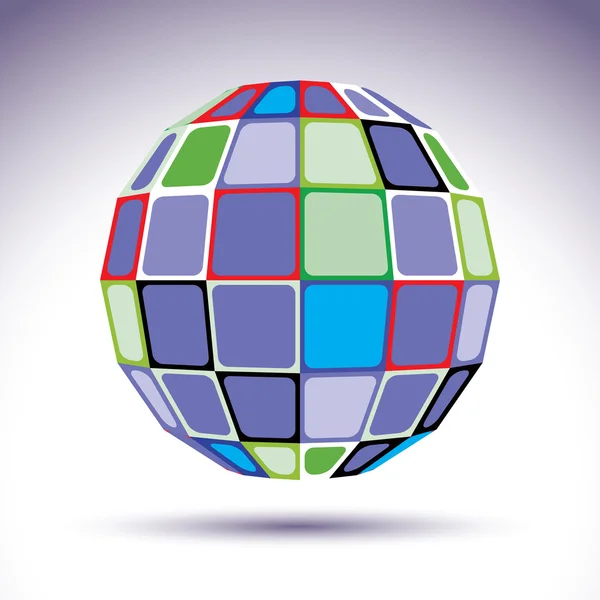 Dimensional disco ball — Stock Vector
