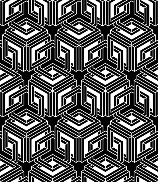 Geometrik siyah beyaz arkaplan — Stok Vektör