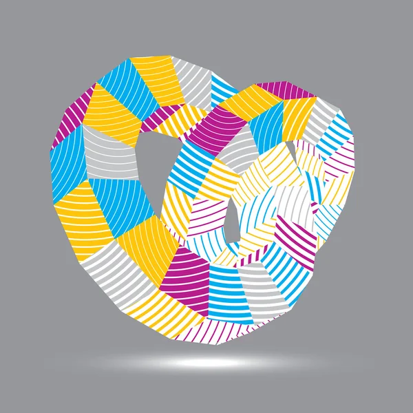 Figure de la technologie colorée — Image vectorielle