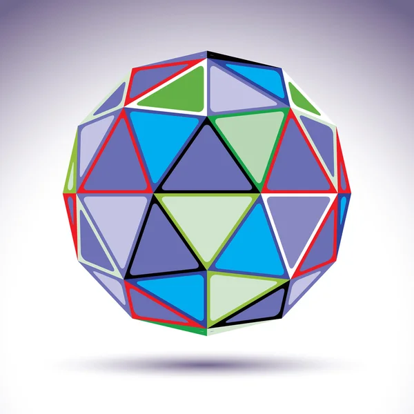万華鏡効果を持つ球形オブジェクト — ストックベクタ