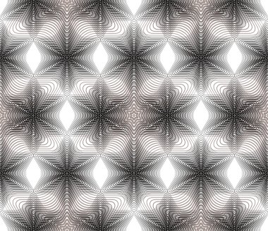 Gray illusive abstract seamless pattern