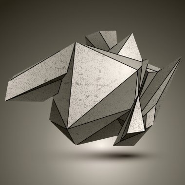 Asymmetric technical zink object