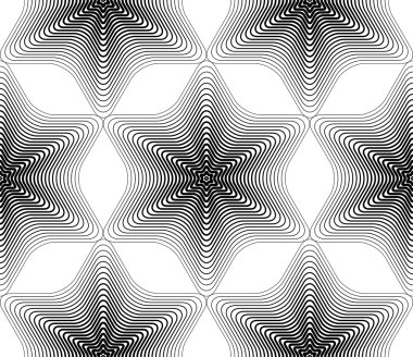 siyah-beyaz dekoratif desen