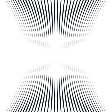 Illusive background with black chaotic lines clipart
