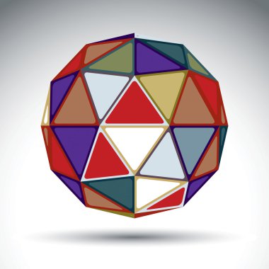 Bright abstract spherical object