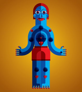 Meditasyon Tema illüstrasyon