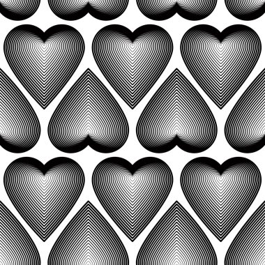 geometrik figürler ile soyut seamless modeli