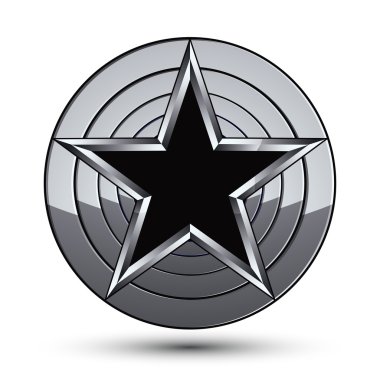 Sophisticated design geometric symbol