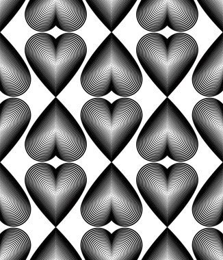 geometrik figürler ile soyut seamless modeli