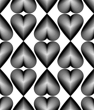 abstract seamless pattern with geometric figures clipart