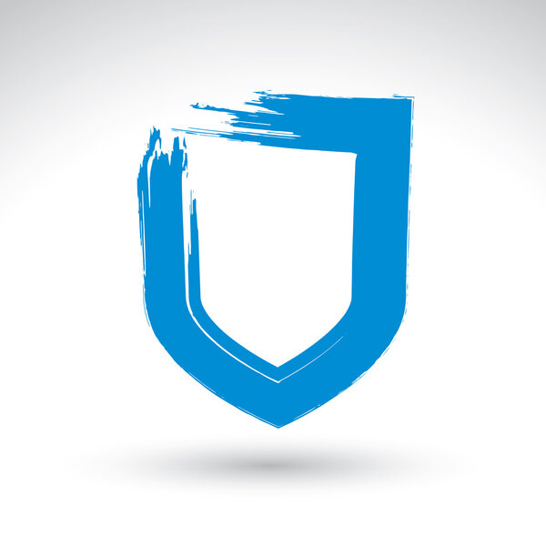 Brush drawing security sign