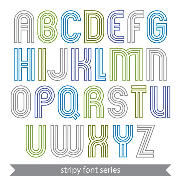 Elegant stripy typescript — Stock Vector