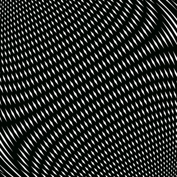 Op-art, moire-patroon. — Stockvector