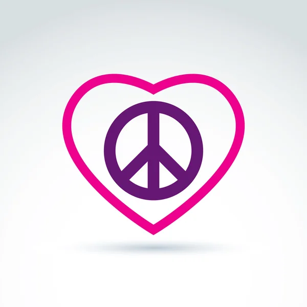 Peace and love theme Royalty Free Stock Illustrations