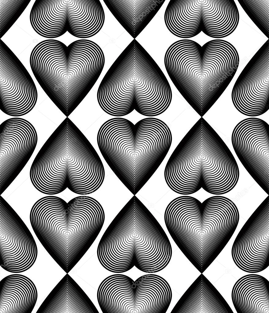 abstract seamless pattern with geometric figures