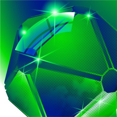 arka plan ile plastik piksel üç boyutlu Küre