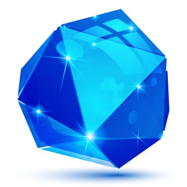 sarhoş parlak 3d teknoloji modeli