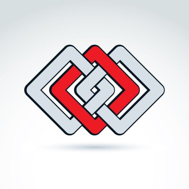 Karmaşık geometrik Kurumsal öğe.