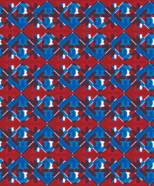 Oklarla renkli geometrik seamless modeli