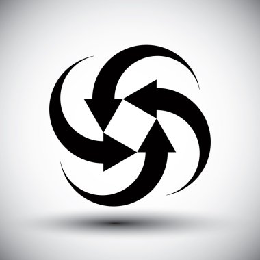 Dört ok döngü kavramsal simgesi