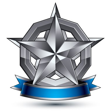 Geometrik göz alıcı Gümüş öğesi