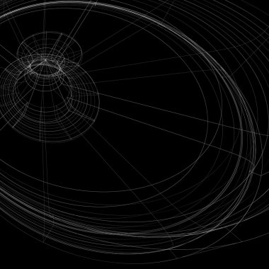 Bilimsel bakış açısı kafes koyu arka plan