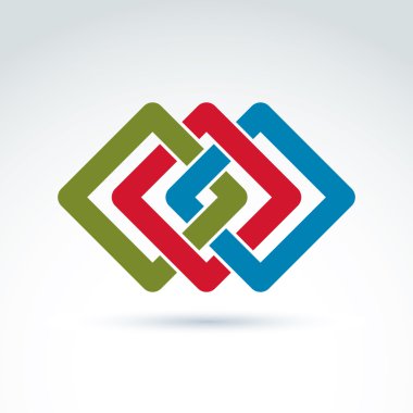 soyut tasarım öğesi.