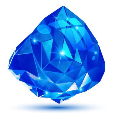 Plastik sarhoş 3d parlak nesne