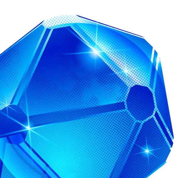 Futuristic sparkling sphere — Stockvector