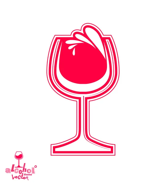 Alcohol drinken thema illustratie. — Stockvector