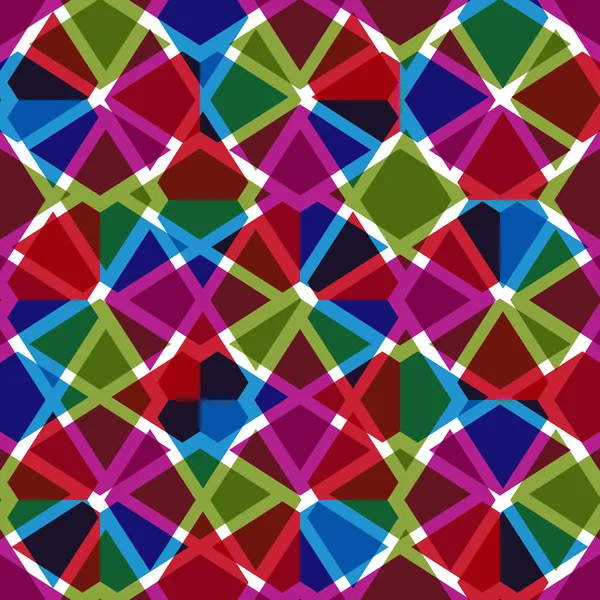Geometriska stökigt fodrad seamless mönster — Stock vektor