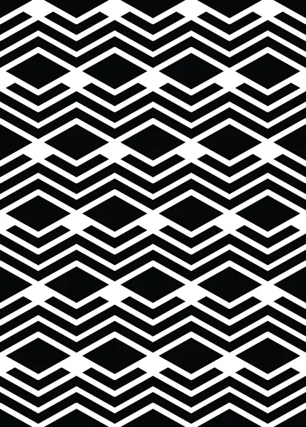 Monochrome geometric art seamless pattern — 图库矢量图片