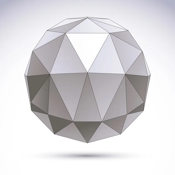 Абстрактный геометрический 3d-объект — стоковый вектор